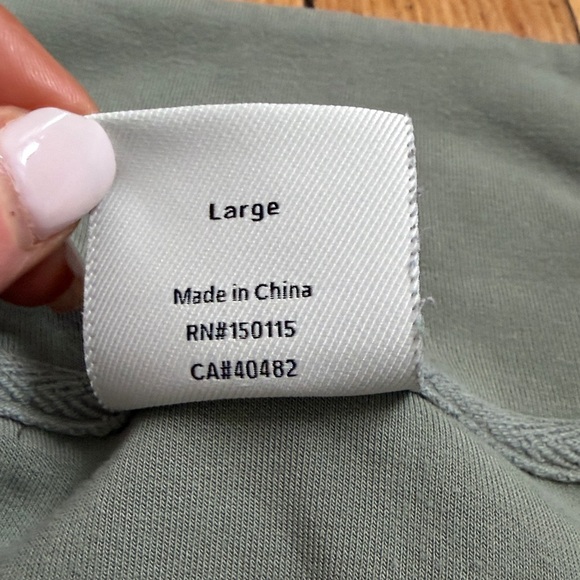 Varley double soft Harley half zip sweat size L EUC - Picture 4 of 6